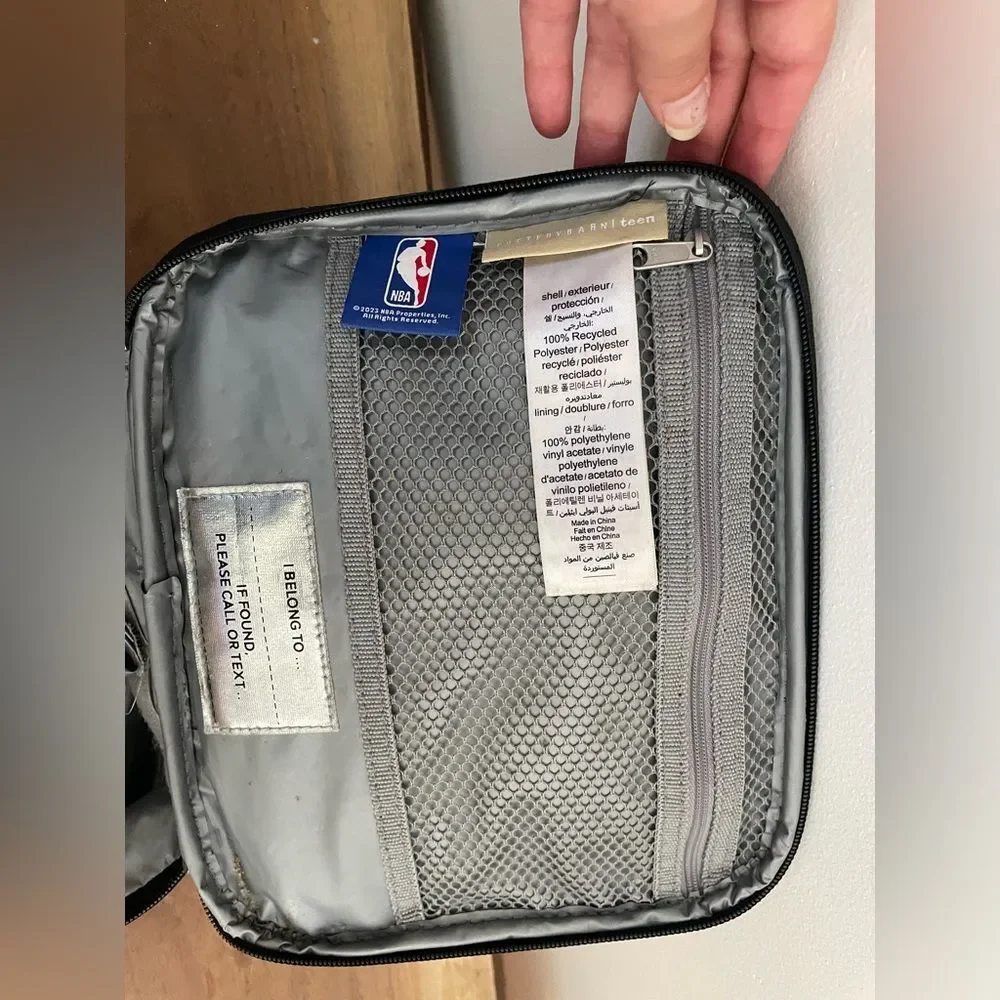 pottery barn Kids Gear-Up NBA Cold Pack Lunch Box